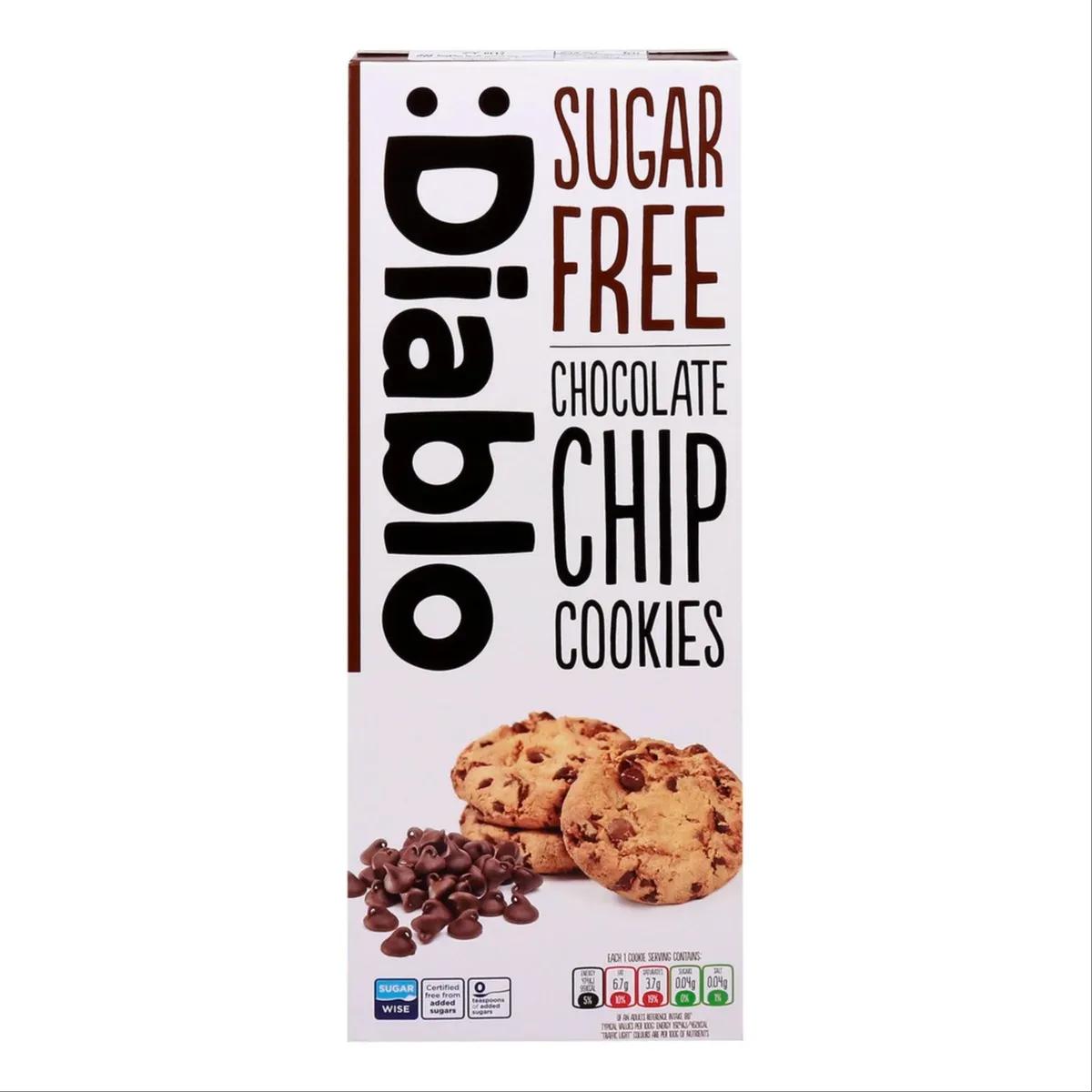 Diablo Chocolate Chip Cookies 130g