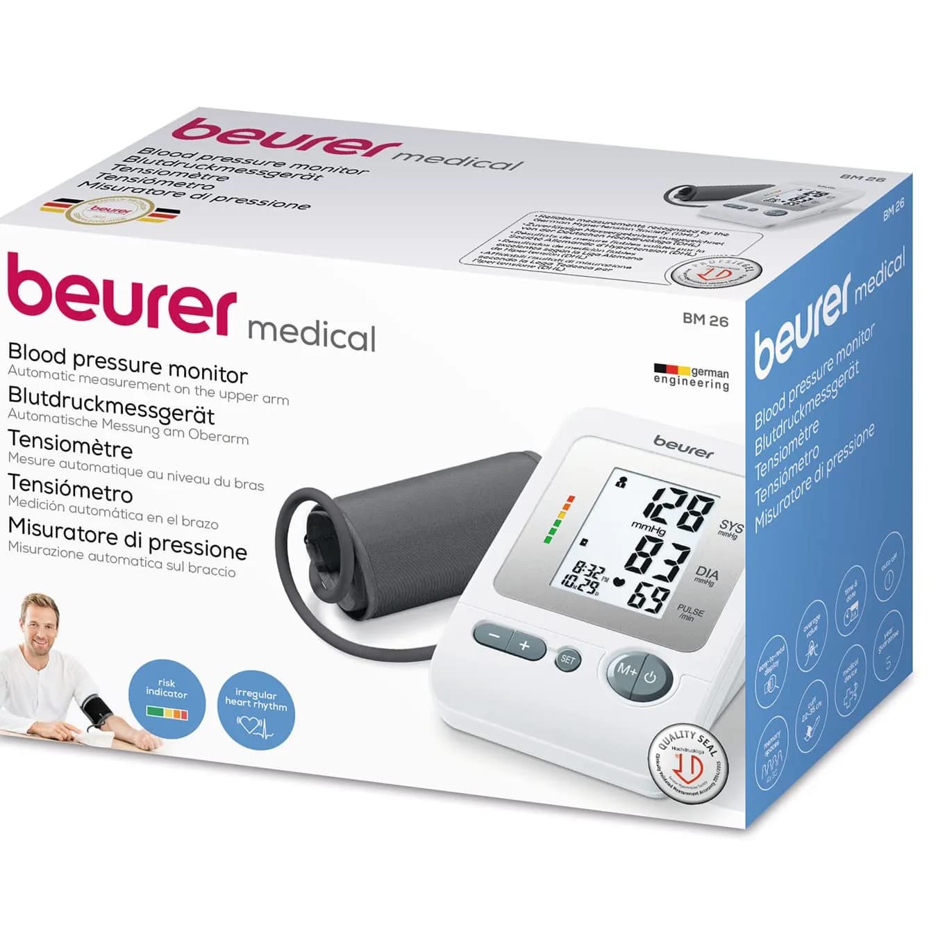 Beurer Upper Arm Blood Pressure Monitor BM26