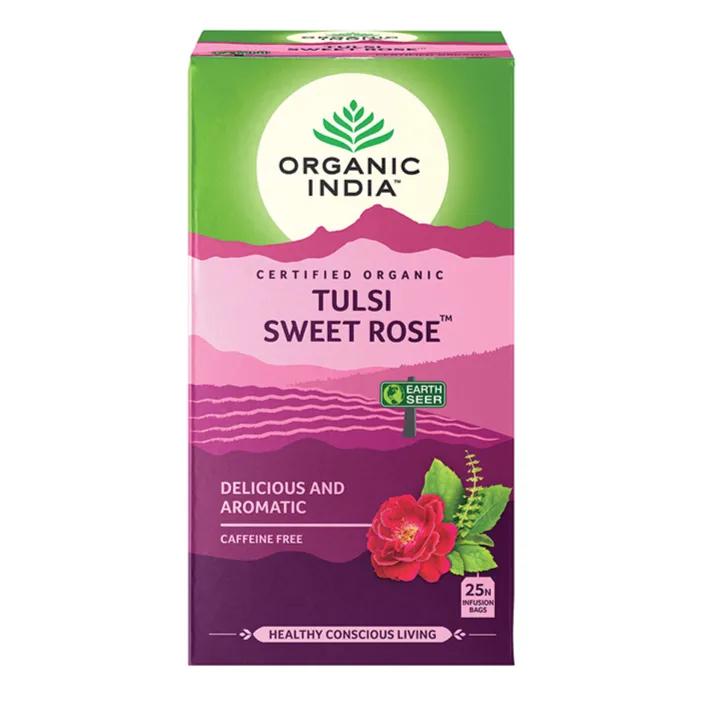 Organic India Tulsi Sweet Rose 25Bags