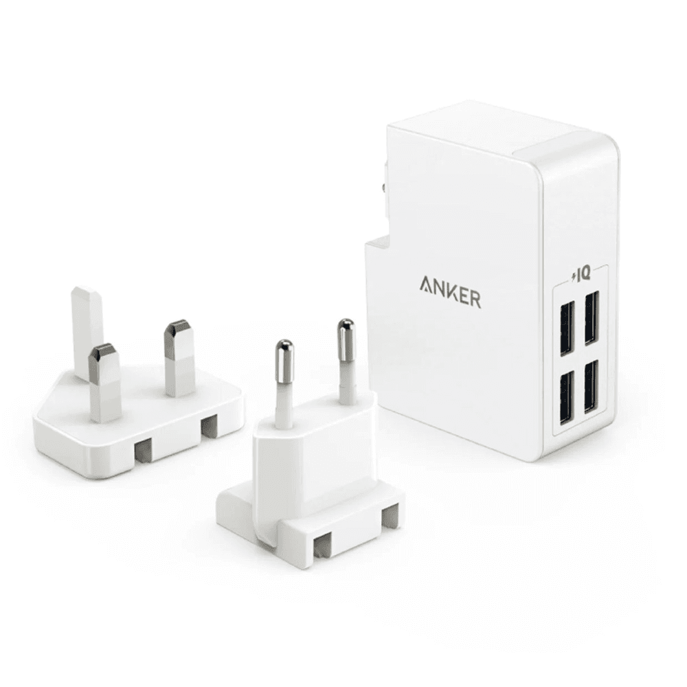 Anker PowerPort Lite 4-Port Travel buddy Power Adaptor -A2042L21