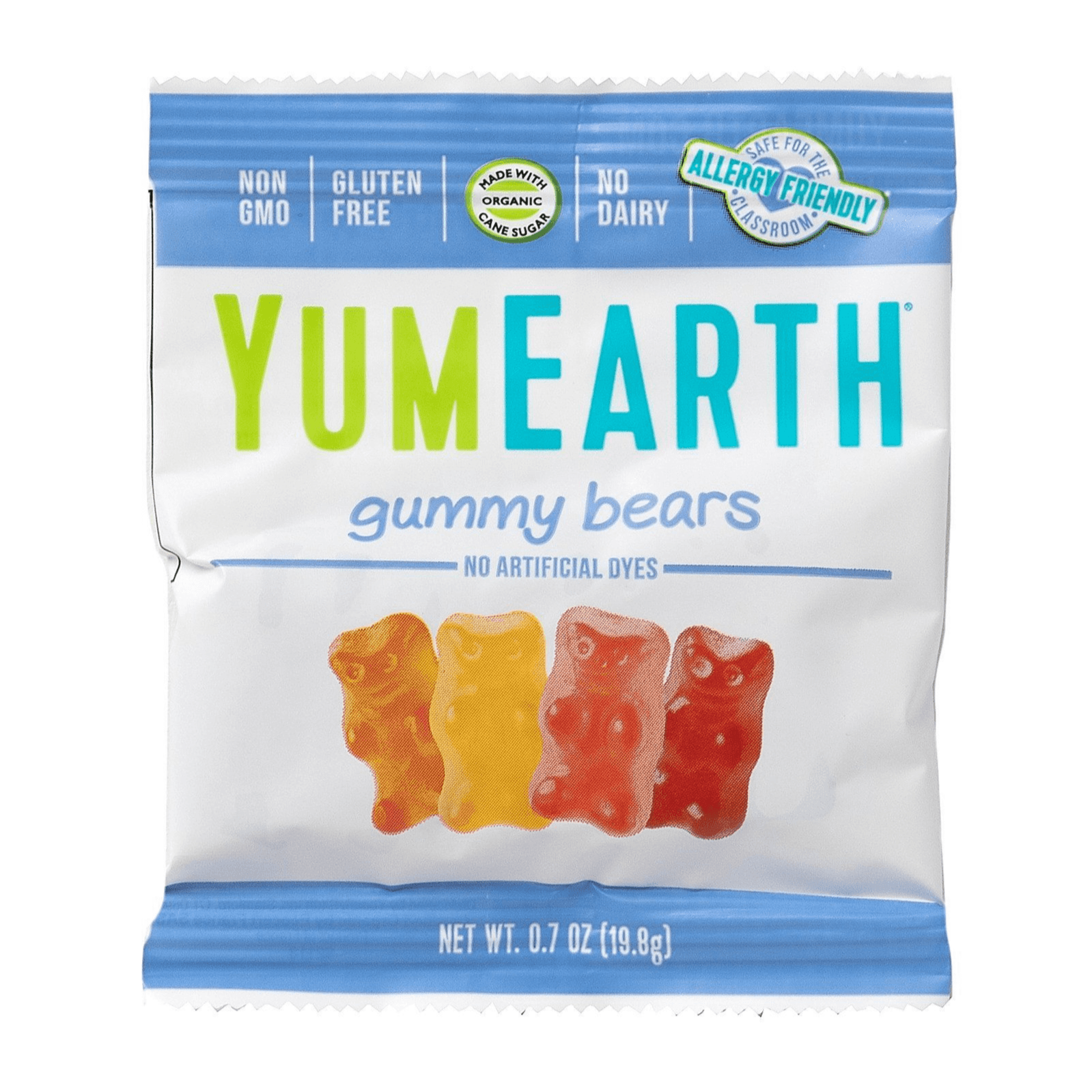 YumEarth Gummy Bears Assorted 19.8 GM