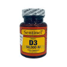 Sentinel Vitamin D3 50000 Iu - 30 Softgels