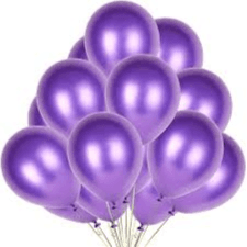 Purple Mettalic Balloons