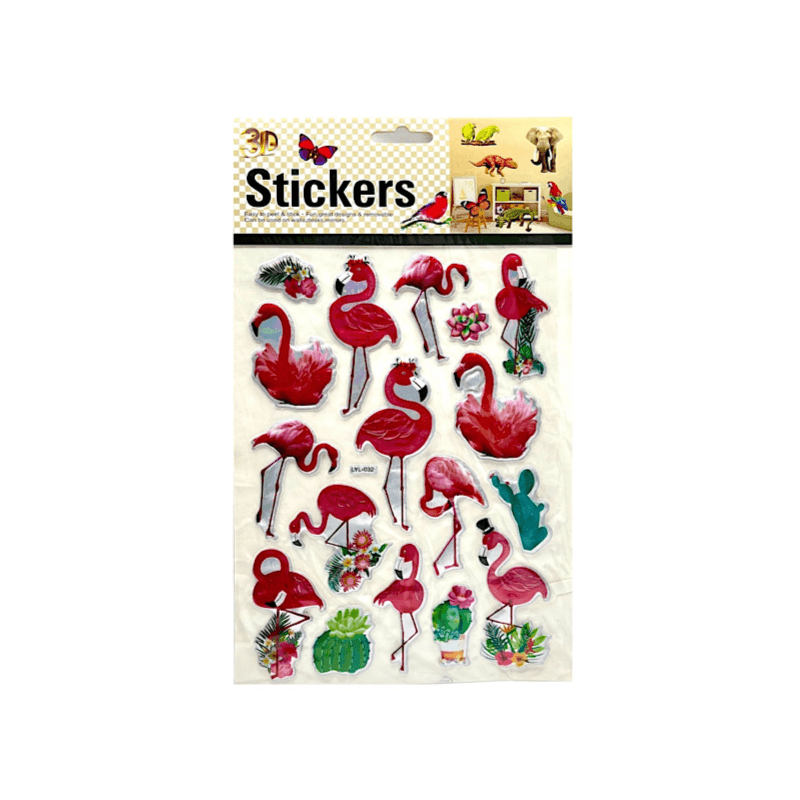 3d Stickers Flamingo - 4239