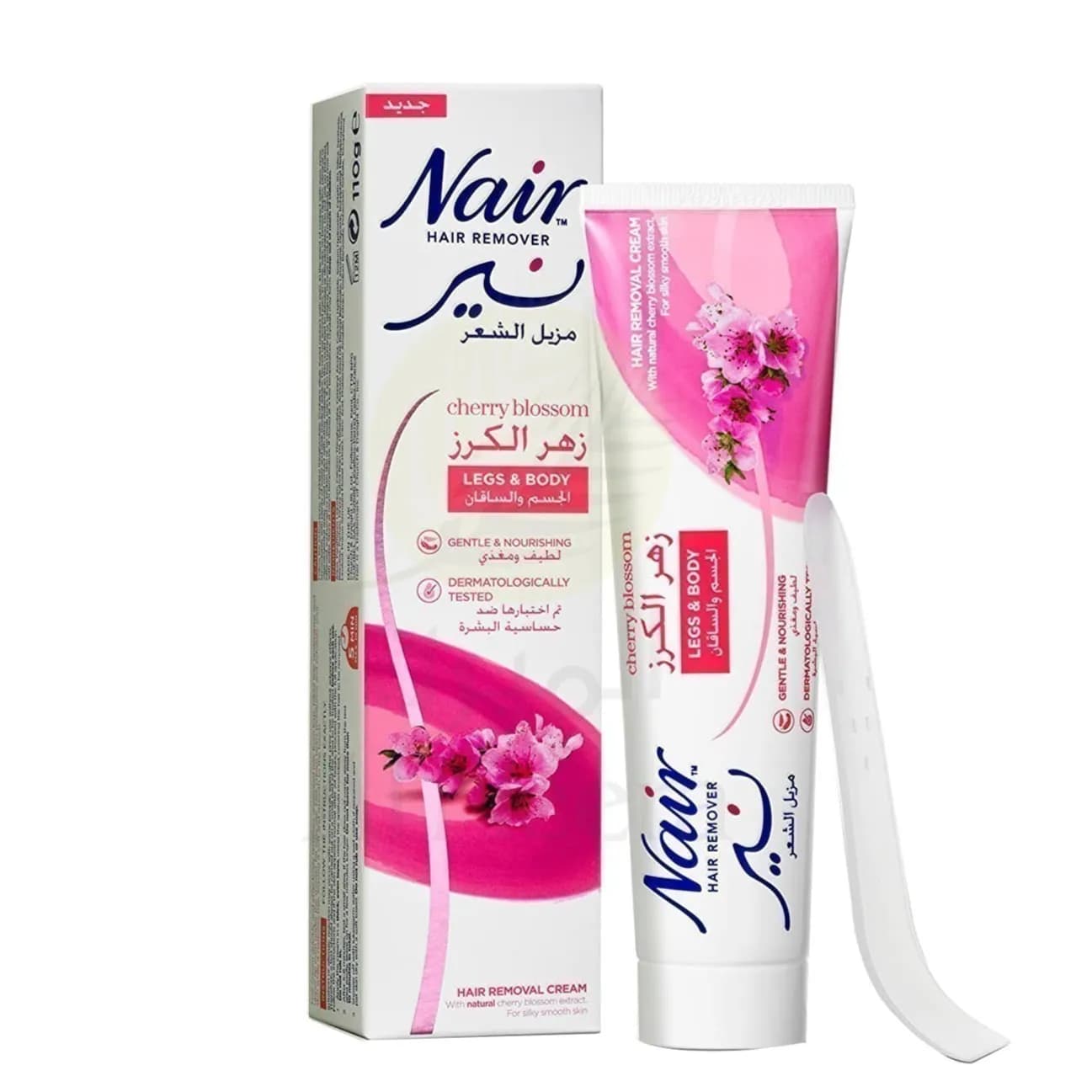 Nair Hair Removal Cream Cherry Blossom For Legs & Body - 110ml