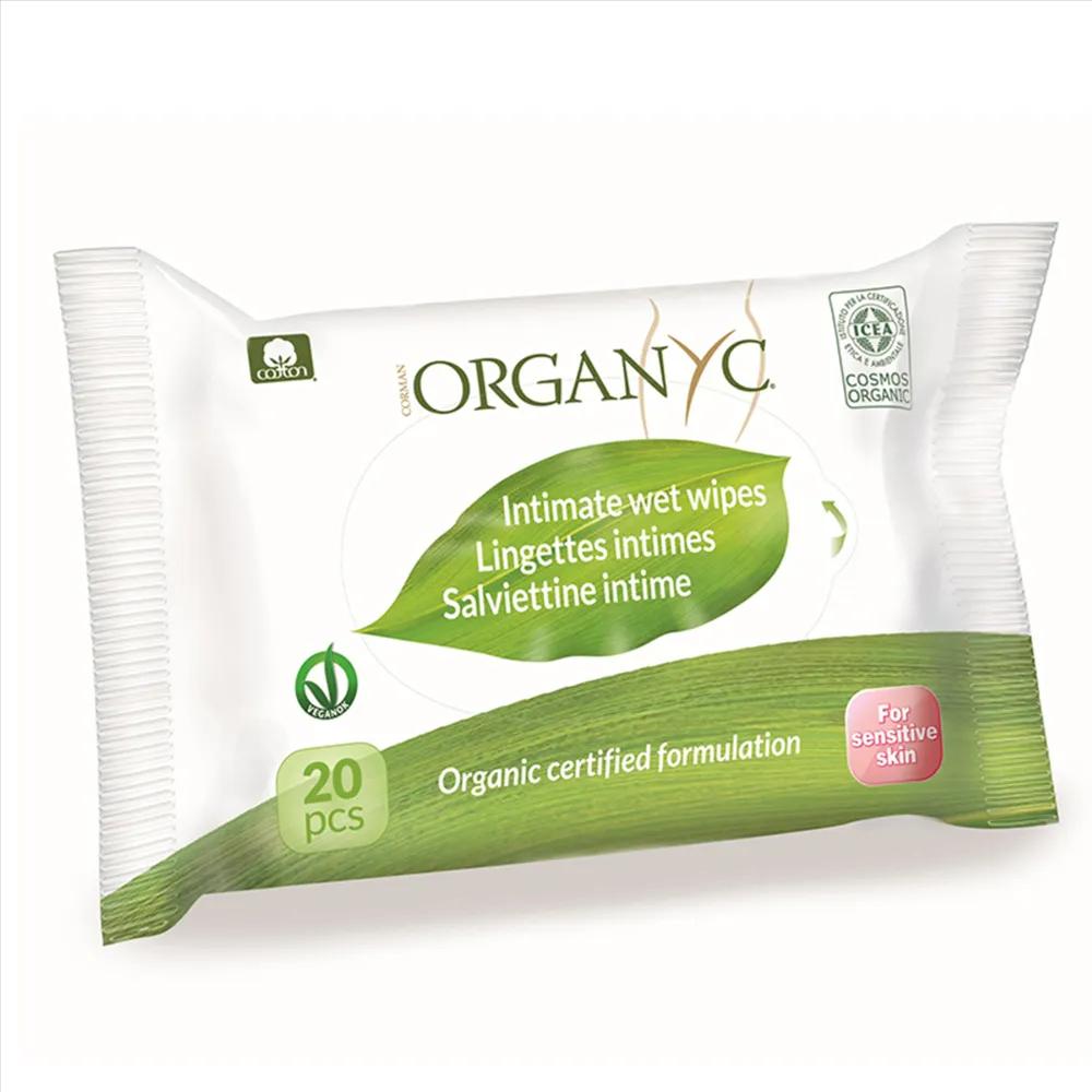 Organyc 100% Organic Cotton Intimate Wipes