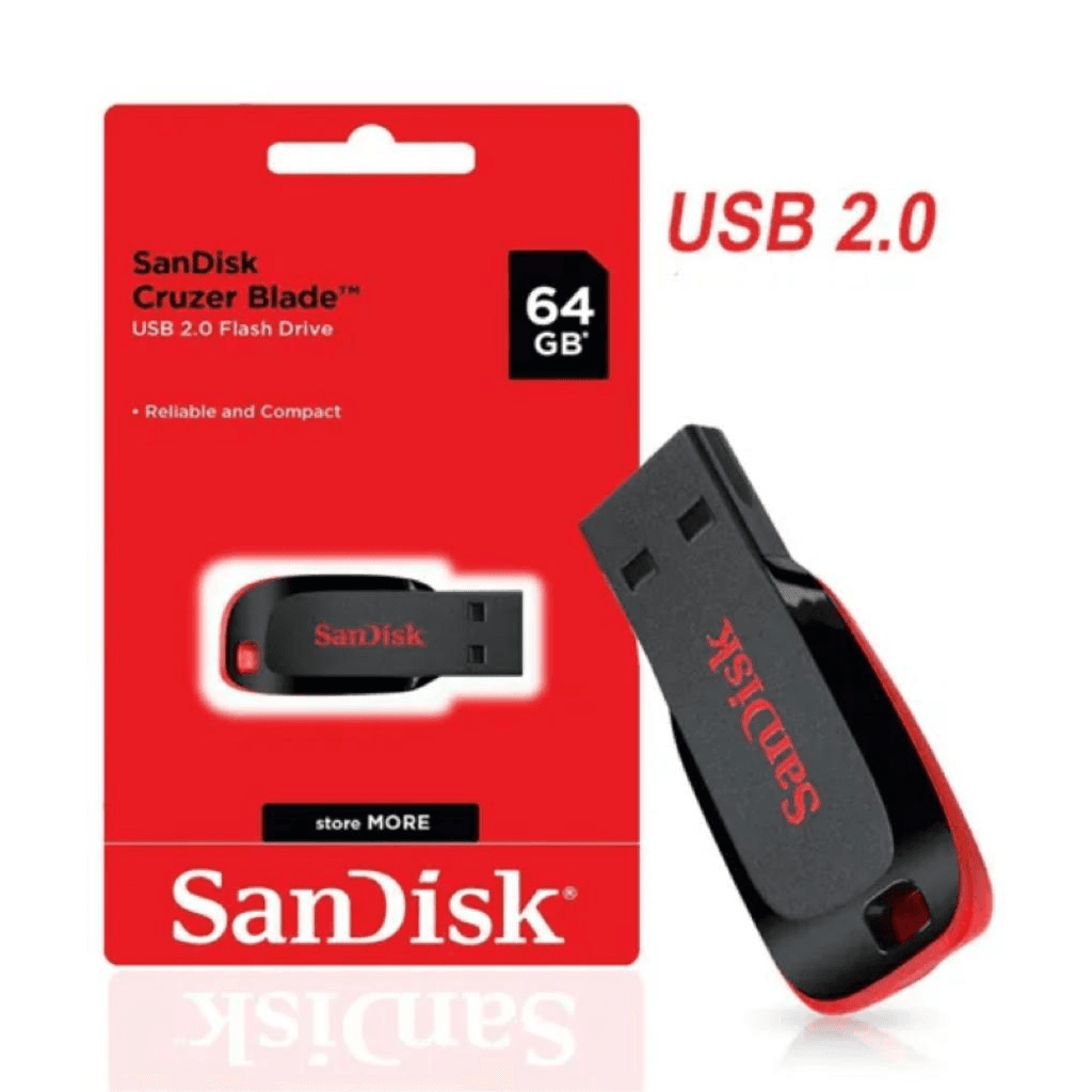 Sandisk 64GB Cruzer Blade USB Flash Drive