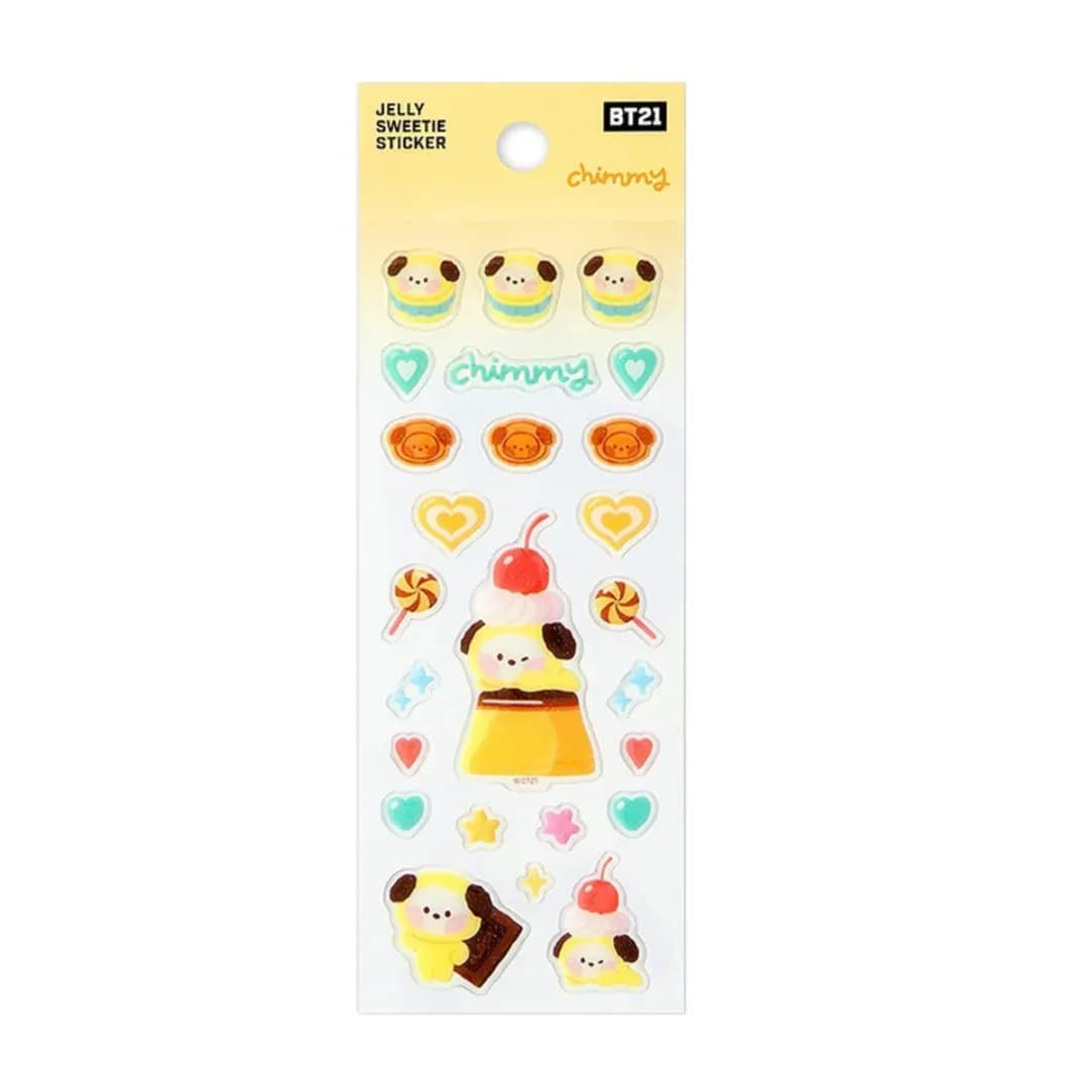 BT21 Jelly Sweetie Sticker Chimmy