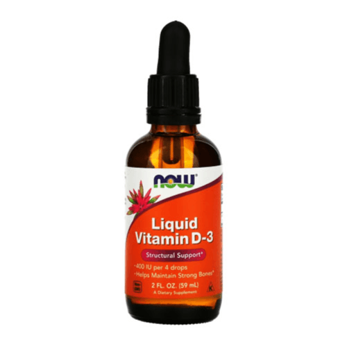 Now Liquid Vitamin D-3 - 400Iu / 4 Drops 59Ml Bottel