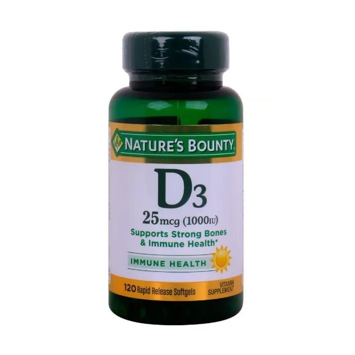 Nature's Bounty D3 1000iu 120 Softgels