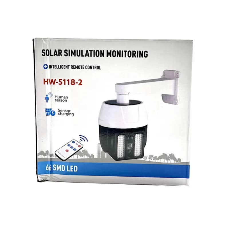 Solar Simulation Monitoring Human Body Induction Function, Motion Sensor Solar Light, Green Solar Energy Charging - 9197