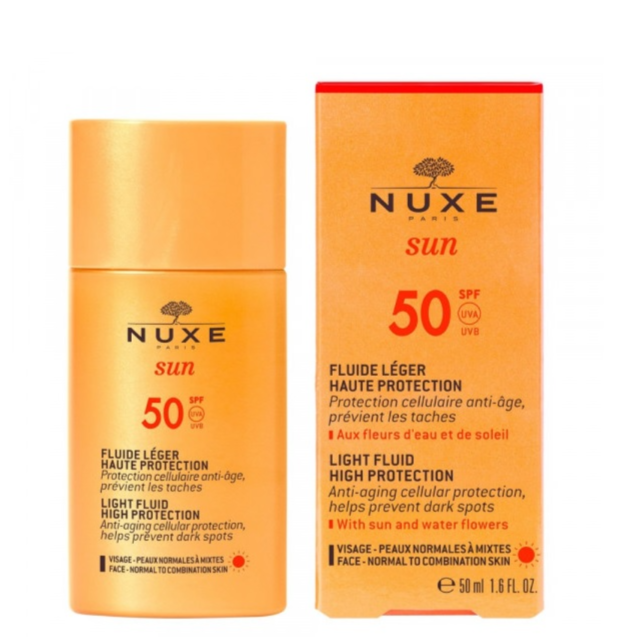 Nuxe Sun Light Fluid High Protection SPF50 50ml