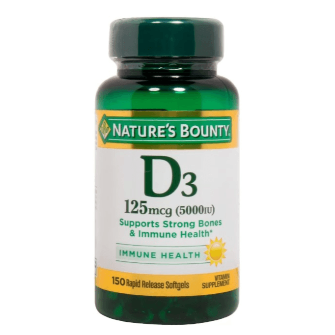 Nature's Bounty Vitamin D3 5000 IU150 Soft gels