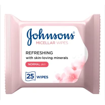 Johnsons Micellar Wipes Refreshing