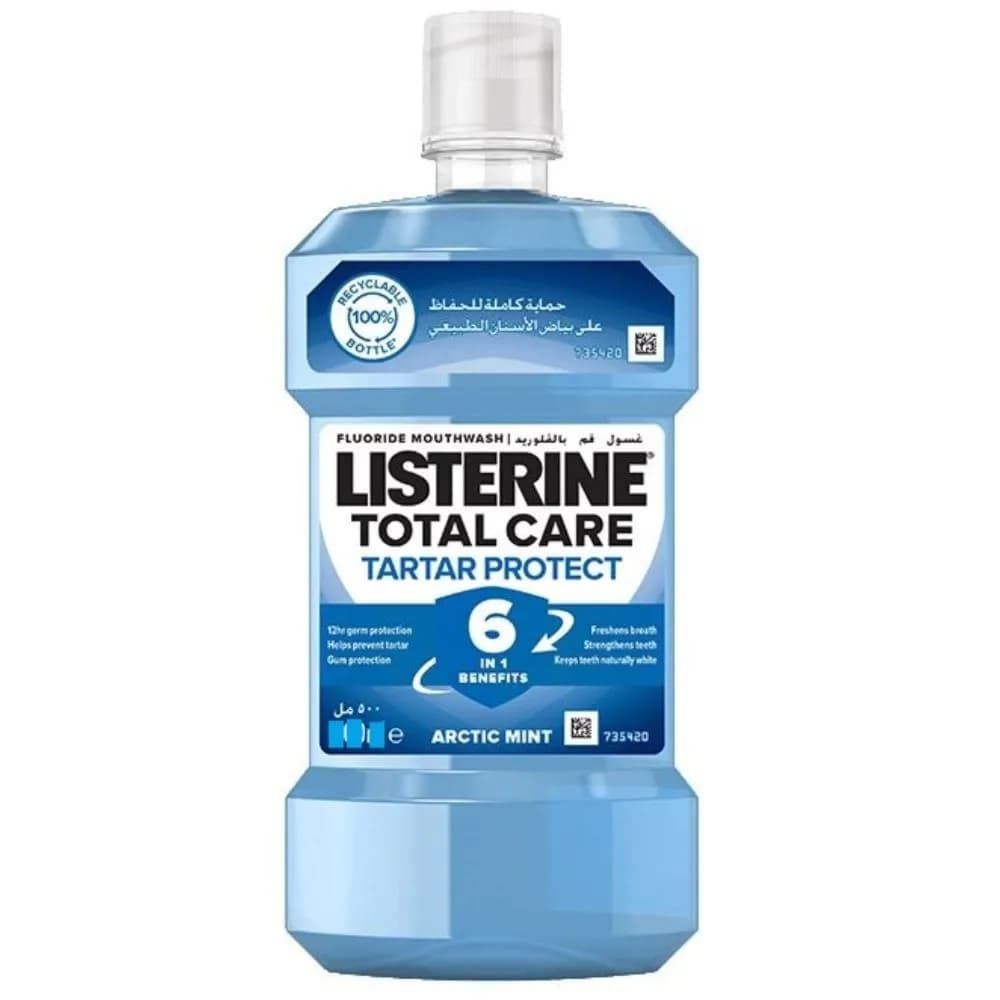 Listerine Total Care Tartar Protect 6in Benefits 500ml