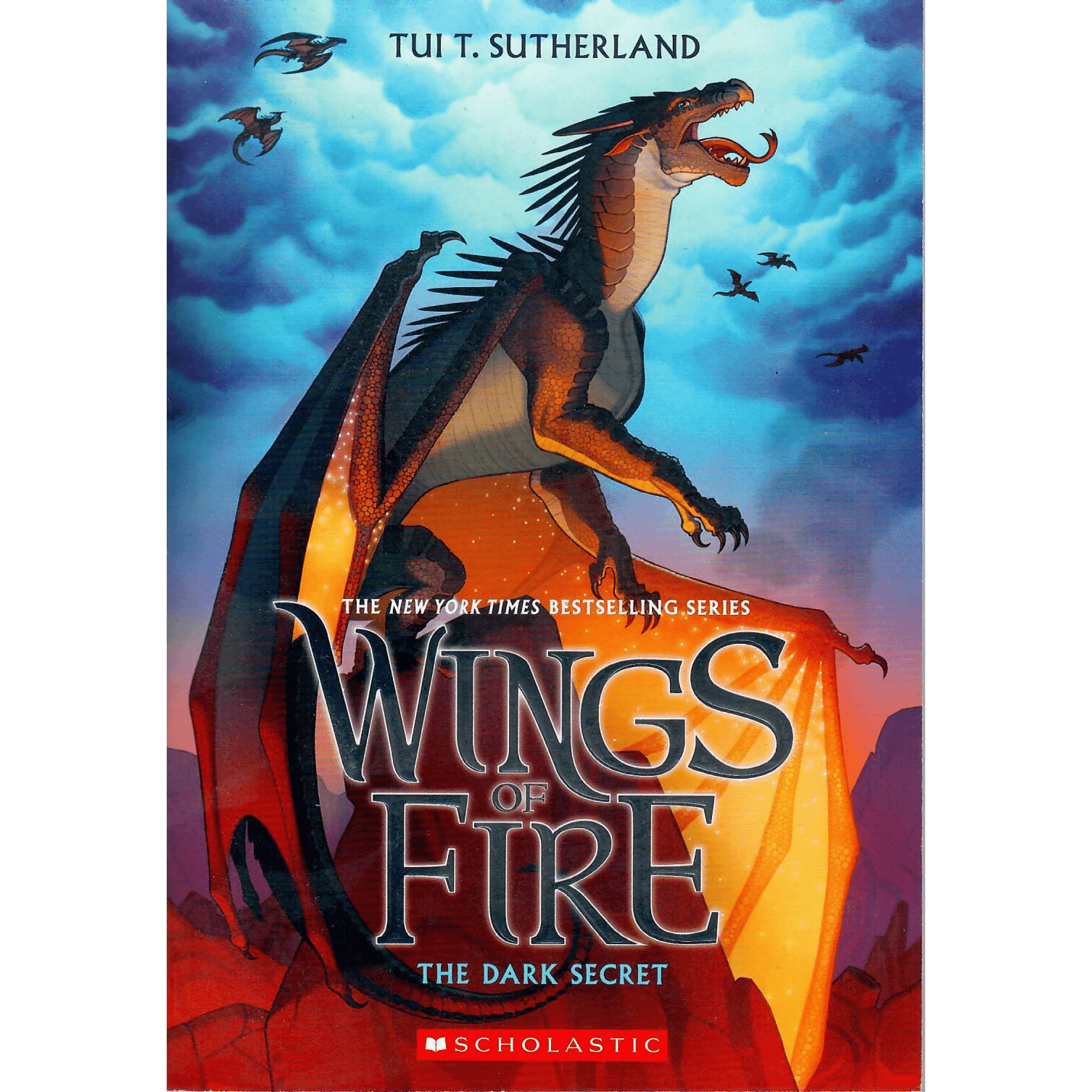 349260 The Dark Secret (Wings of Fire #4) (Trade Paperback / Paperback) By Sutherland, Tui,T