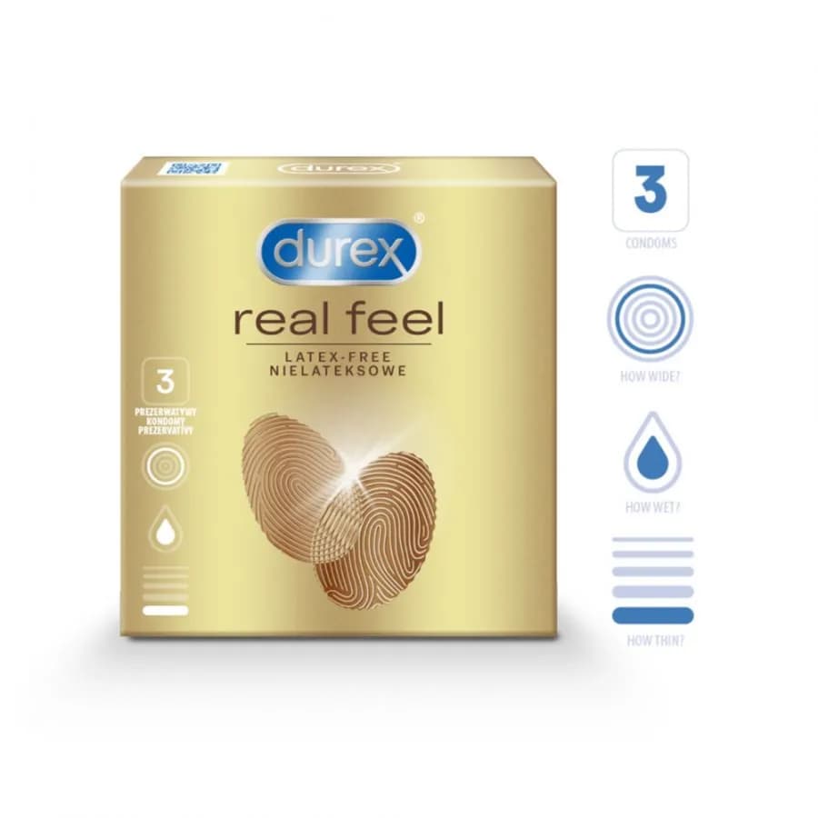 Durex Real Feel 3 Condoms