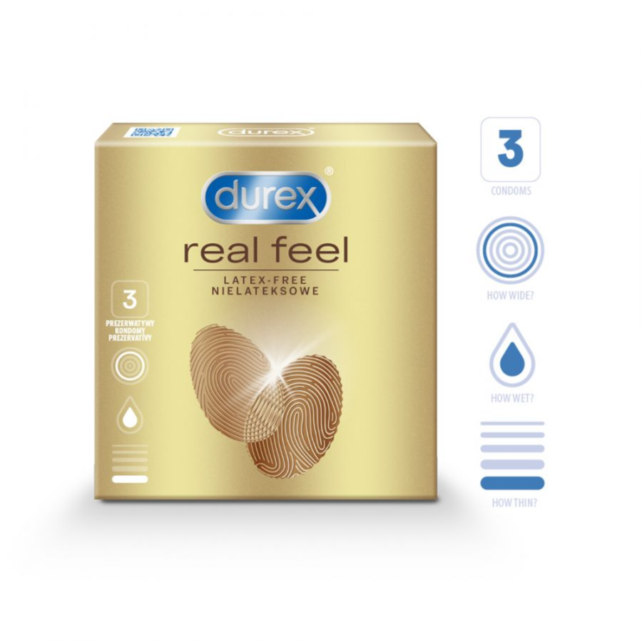 Durex Real Feel 3 Condoms