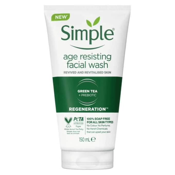 Simple Regeneration Age Resisting Facial Wash