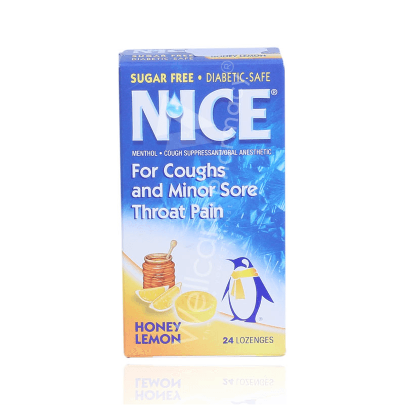 Nice Honey Lemon Lozenges 24s