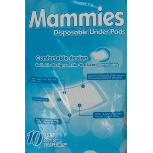 Mammies Disposable Under Pads 10Pcs