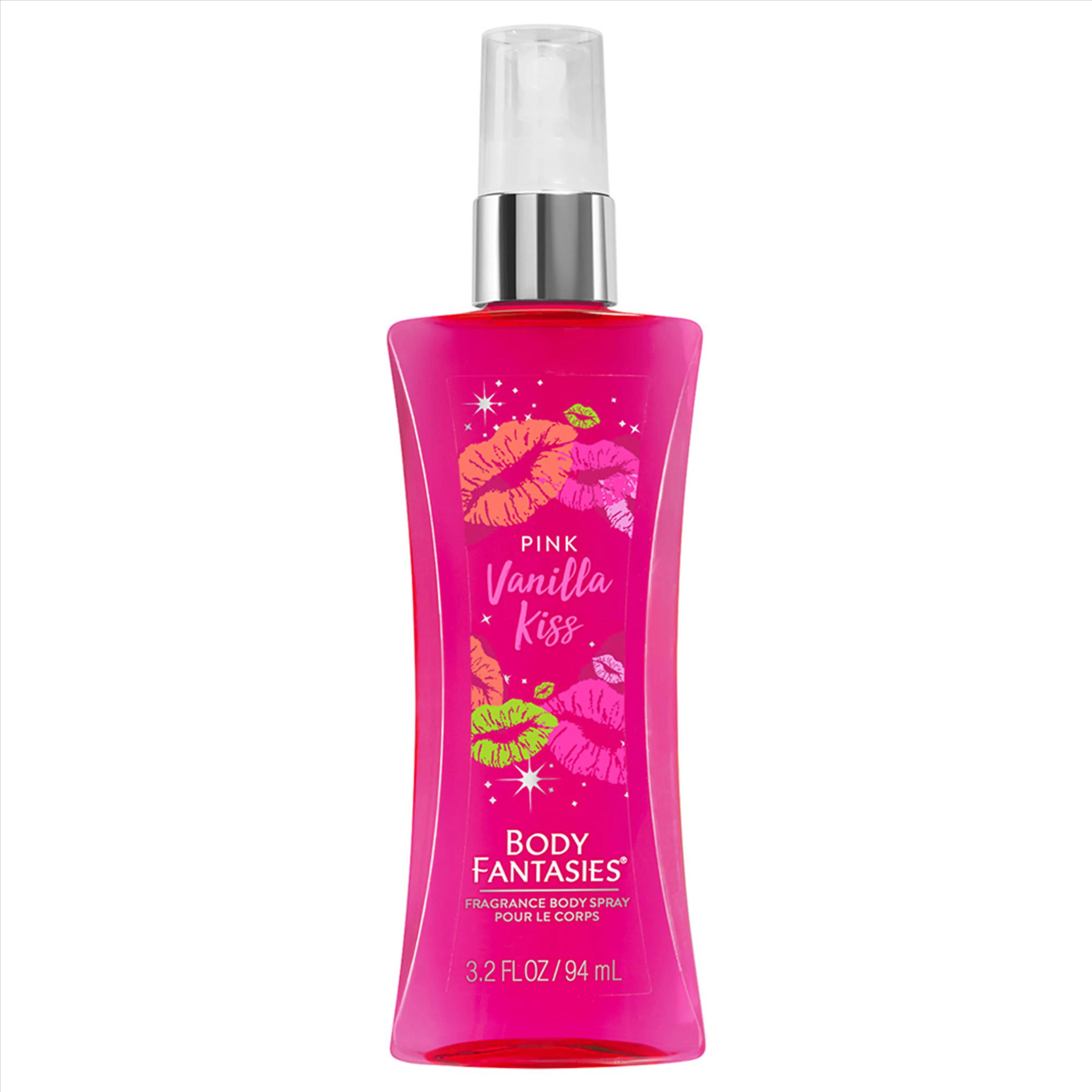 Body Fantasies Signature Pink Vanilla Kiss Fantasy Body Spray 94ml