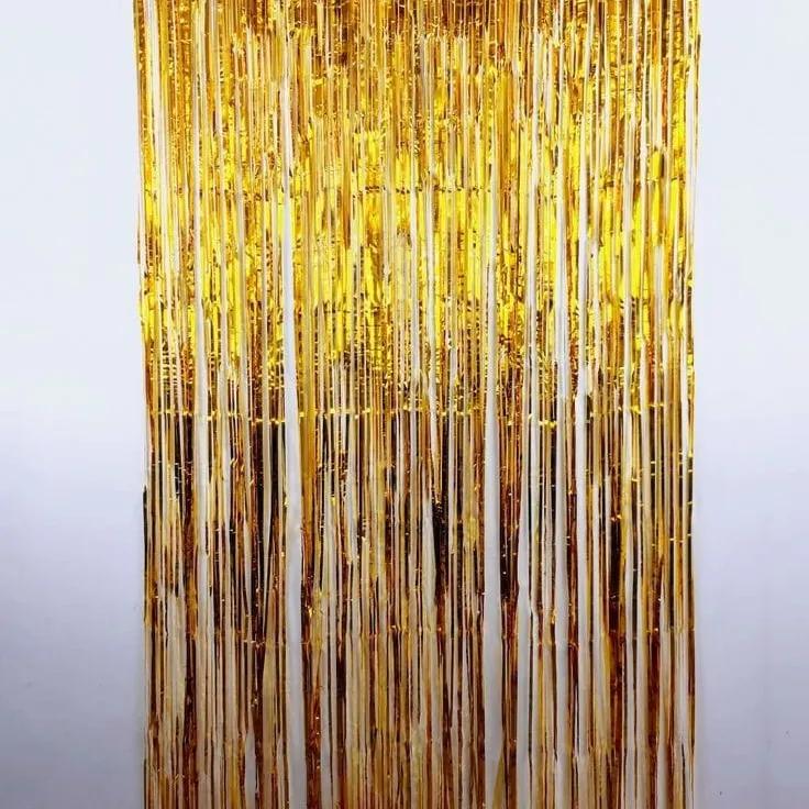 Gold Foil Curtain