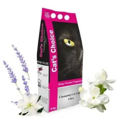 Cat's Choice Baby Powder Fragrance Clumping Cat Litter Ultra 5Kg