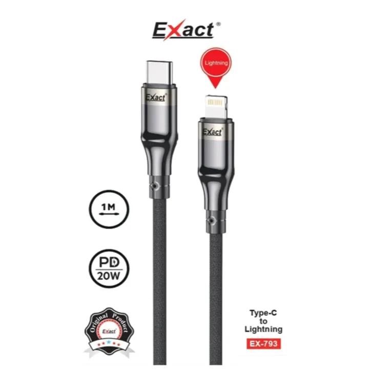 Exact Type C To Lightning Cable 1meter Ex-793