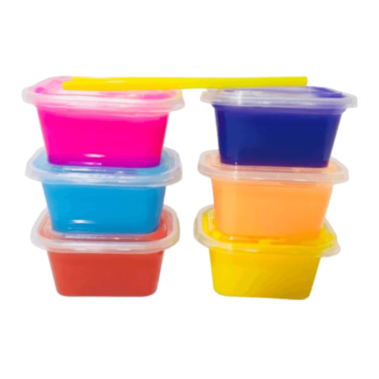 Rainbow Slime- Pack Of 6 Colours (Slls12)