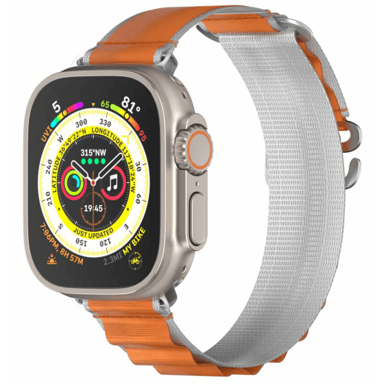 Apple Watch SwitchEasy Active Band / Sizes 38 / 40 / 41 / Sporty + Elegant / Orange