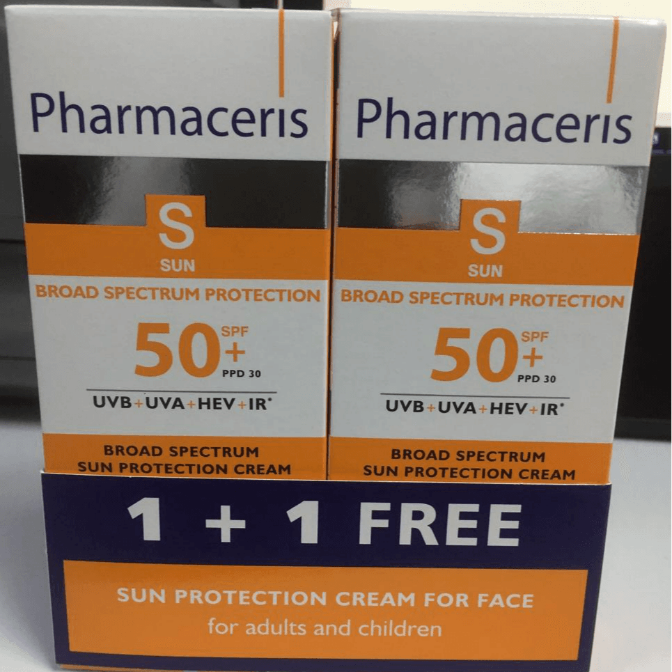 Sun Protection Cream Pharmaceris SPF 50 Offer Pack