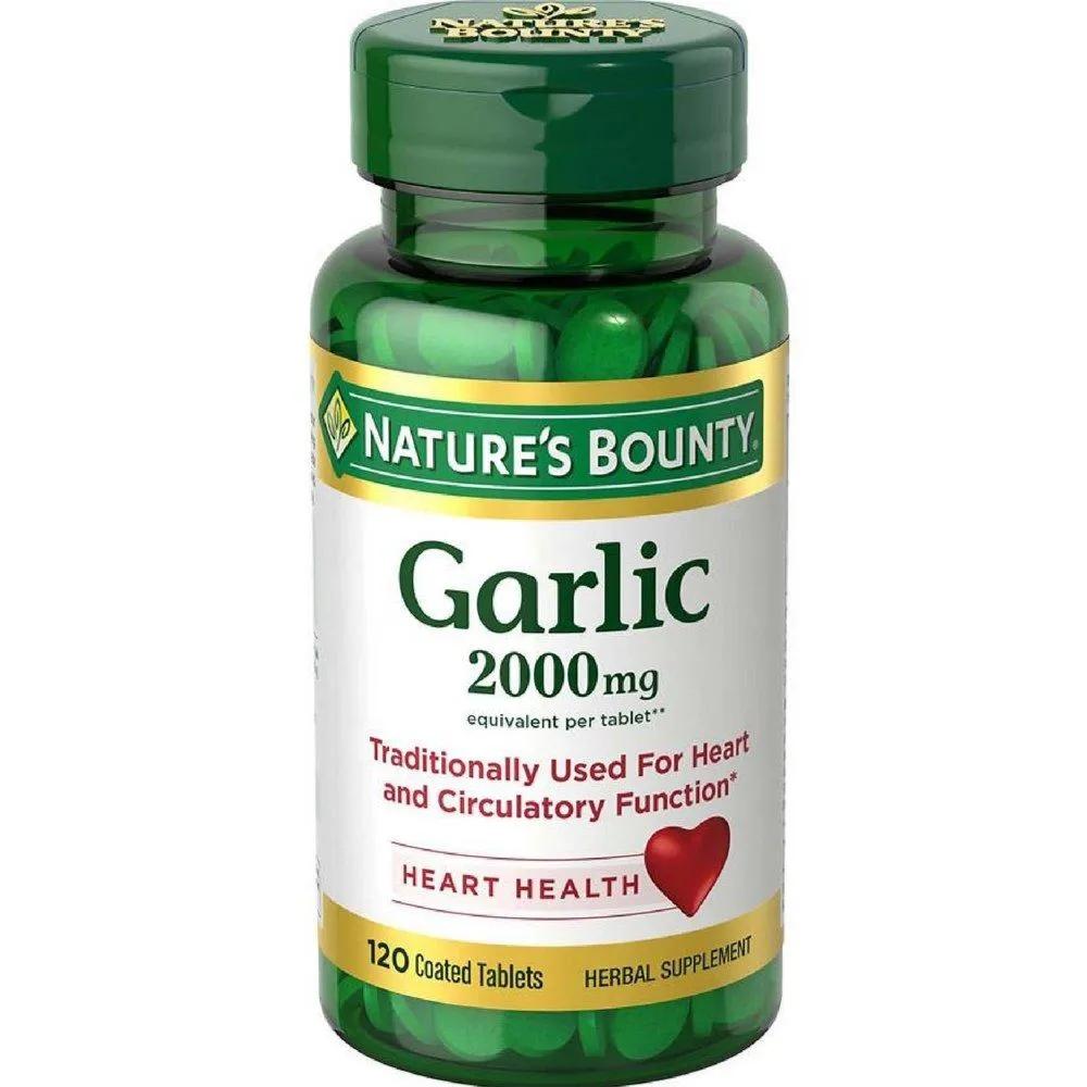 Natures Bounty Garlic2000mg 120 Tabs