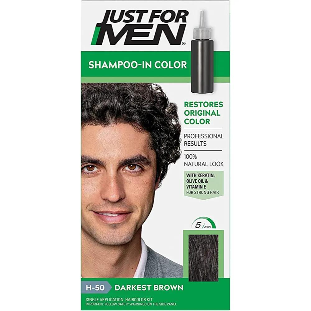 Just For Men Shampoo In Hair Color H-50  Darkest Brown