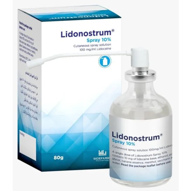 Lidonostrum Spray 10% Cutaneous spray solution 80g