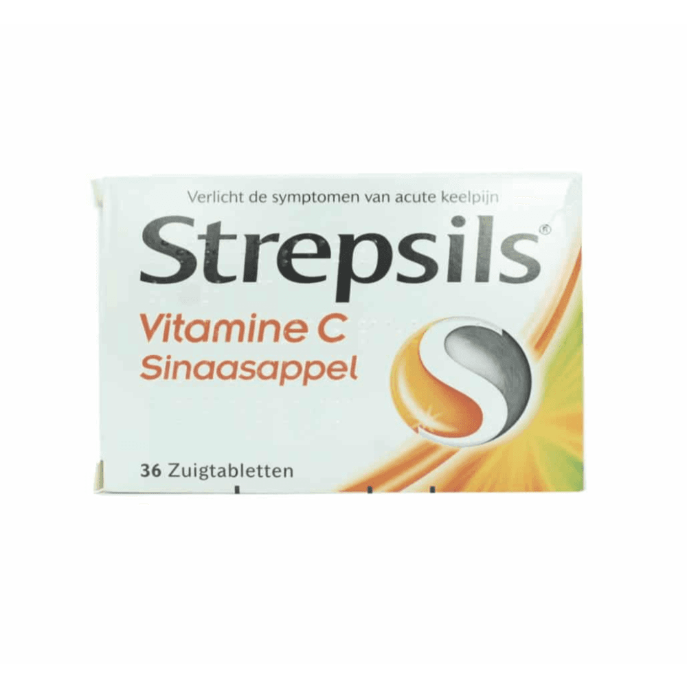 Strepsils Orange With Vit C 36 Lozenges
