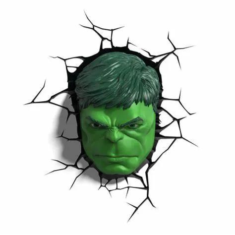 3D Light FX Marvel Avengers hulk Mask 3D Deco Light