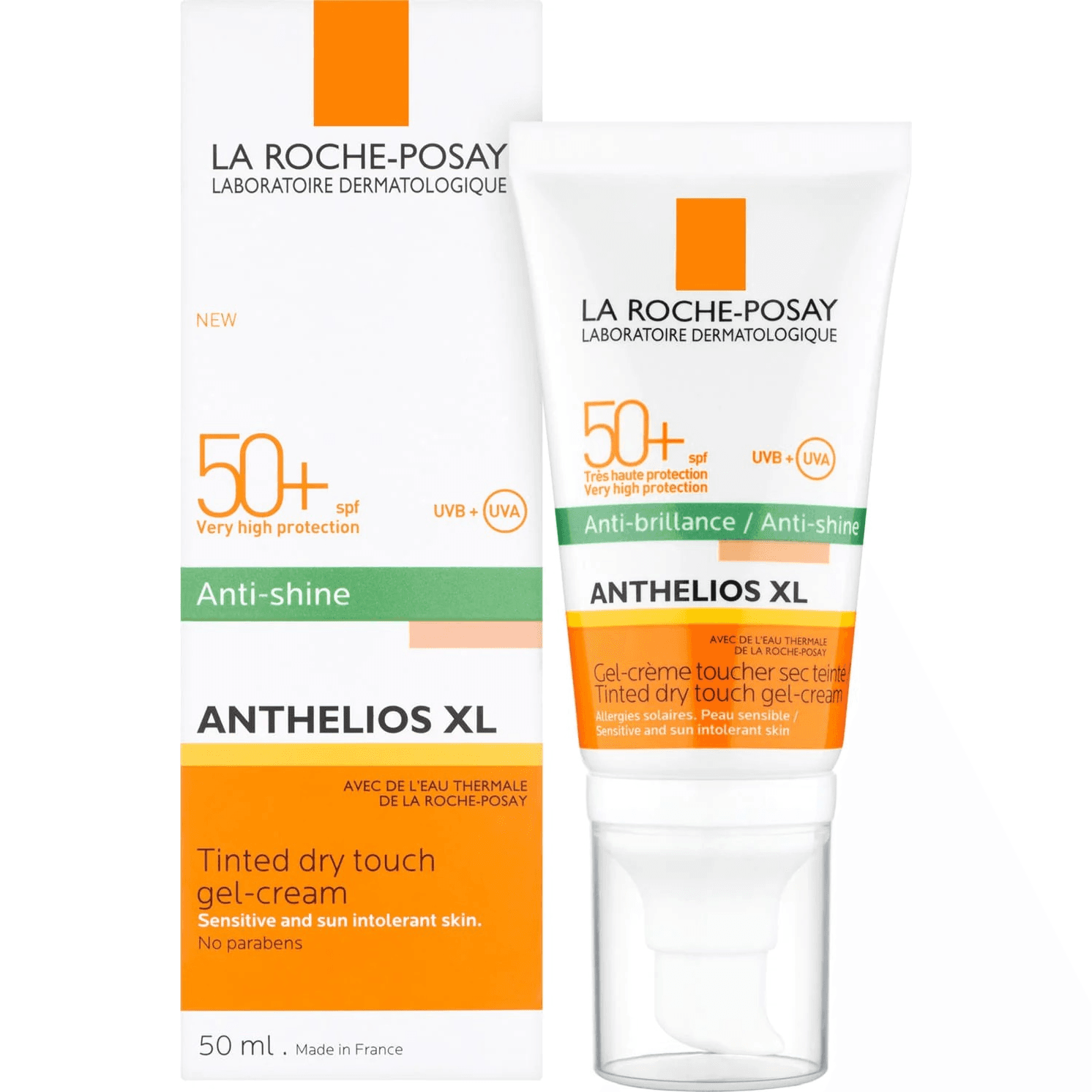 La Roche Posay Anthelios Xl Antishine Tinted Dry Touch Gel-cream Spf 50+ 50ml