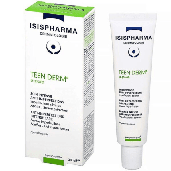 Isispharma Teen Derma Α-pure Anti-imperfections Intense Care Gel-cream Texture 30ml