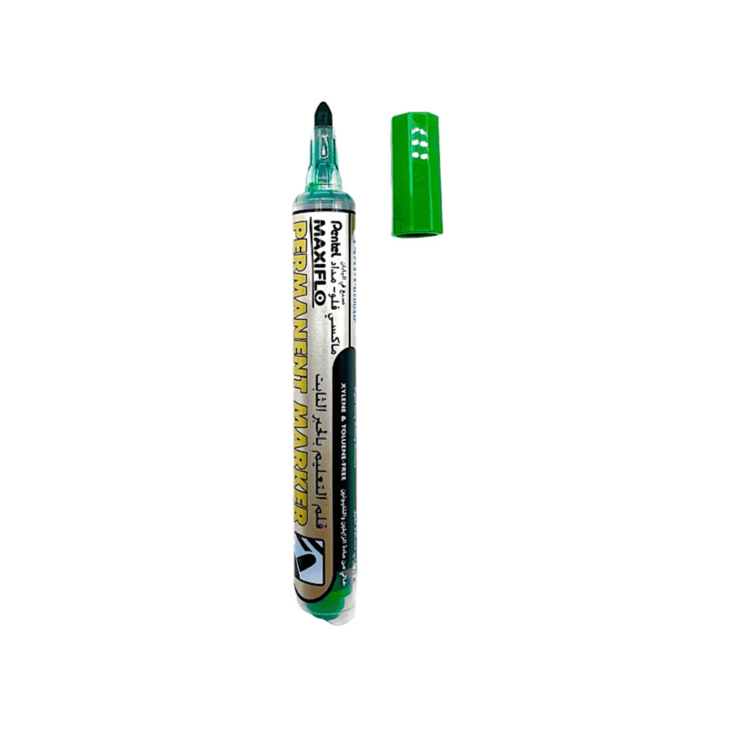 Pentel Maxiflo Permanent Marker Colour Green - 2996