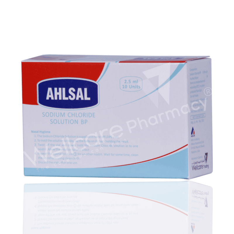 Ahlsal Sodium Chloride Ampoules 2.5 Ml 10 Pieces