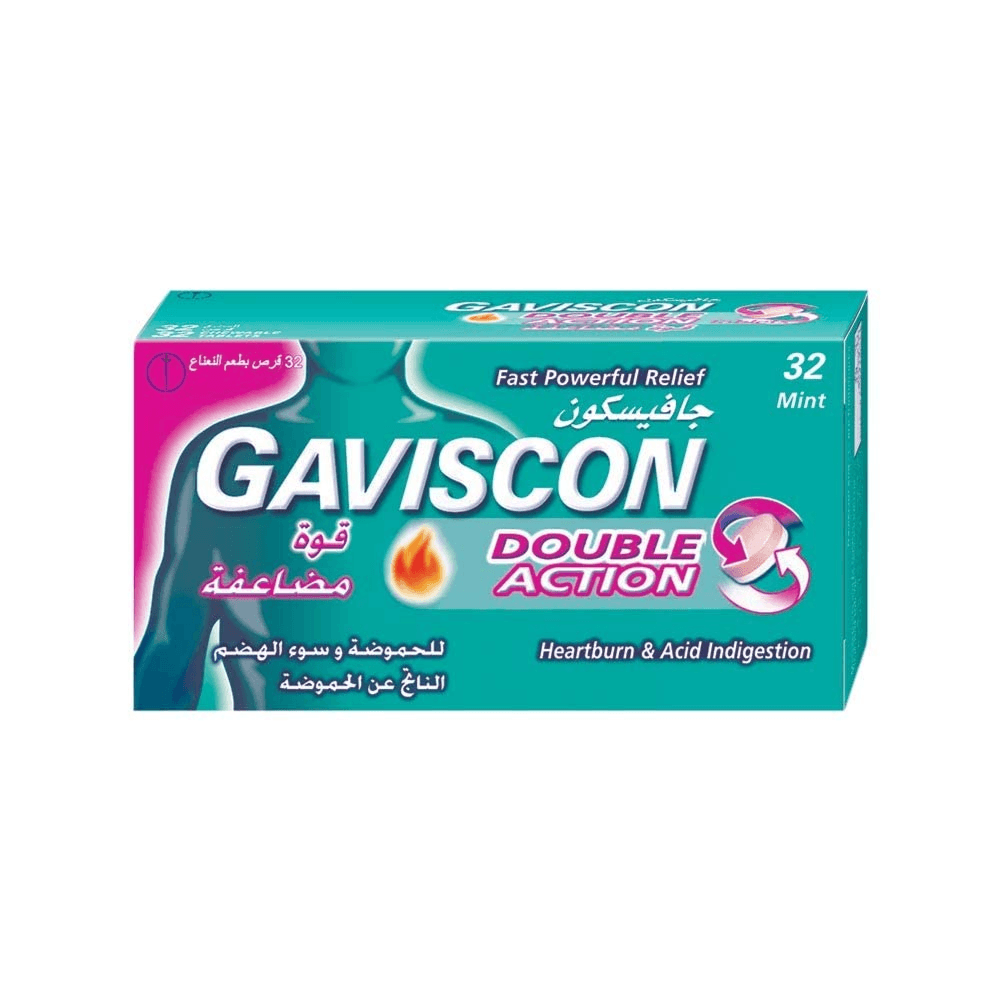 Gaviscon Double Action Chewable Tablets 32 Tablets