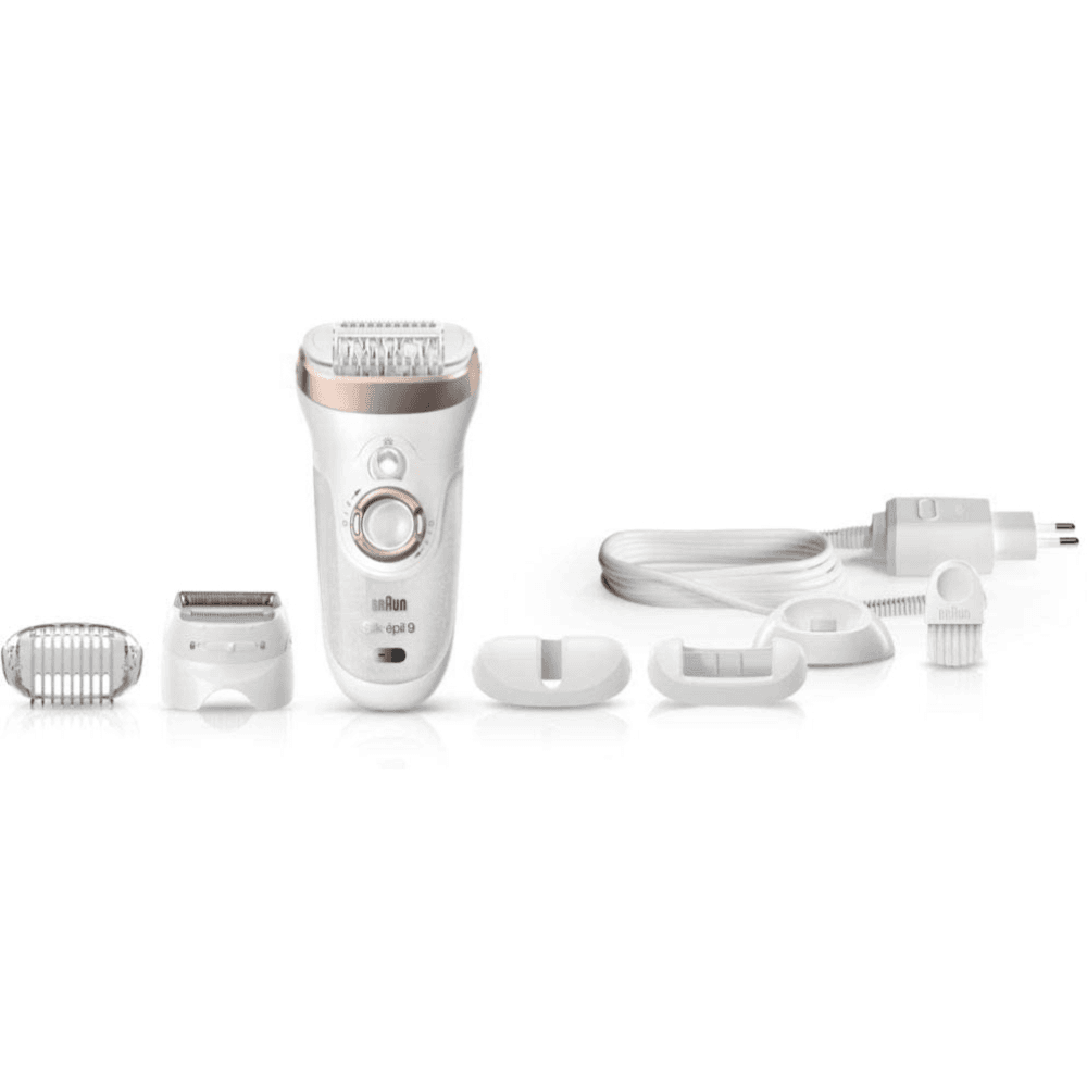 Braun Silk.epil 9 wet and dry epilator with six extras 9 Wet And Dry Epilator With Six Extras 9 Wet And Dry Epilator With Six Extras 9 Wet And Dry Epilator With Six Extras