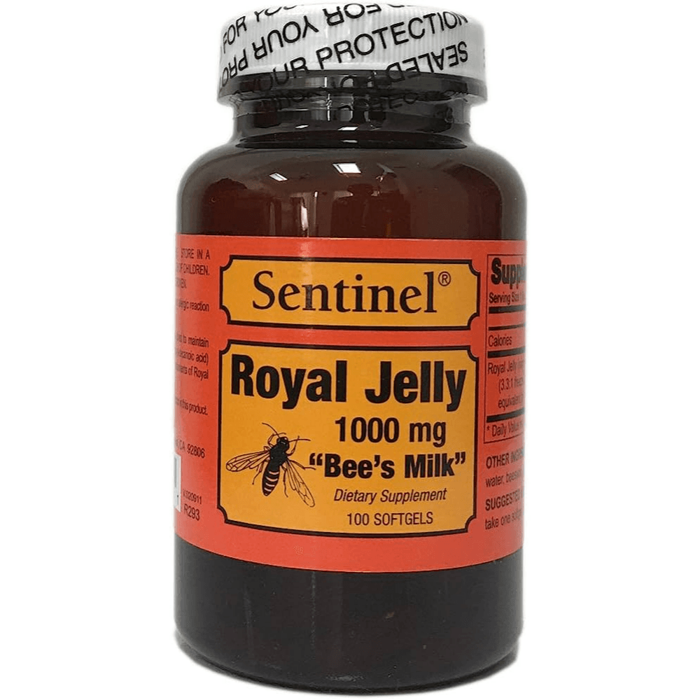 Sentinel Royal Jelly 1000 Mg 100 Softgels