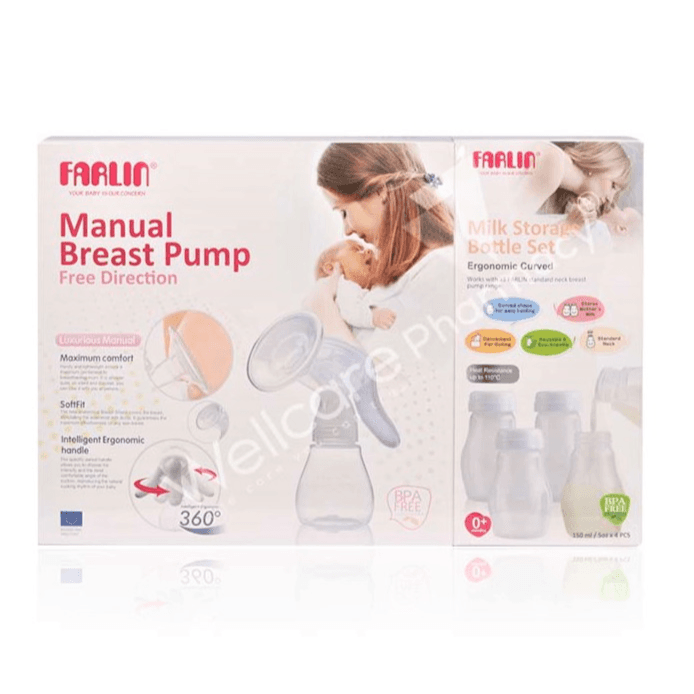 Farlin Free Direction Manual Breast Pump Bf-640B