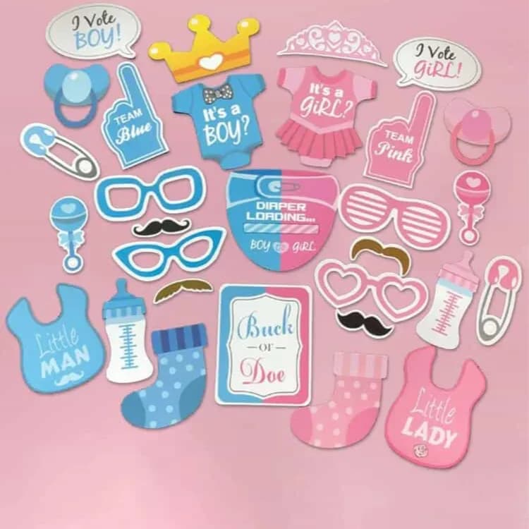 Boy Or Girl Photo Props