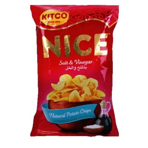 Kitco Nice Natural Potato Chips Salt & Vinegar 80g