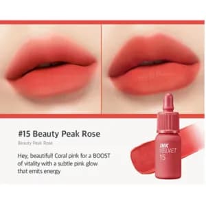 Peripera - Ink Velvet (4G) - 15 Beauty Peak Rose