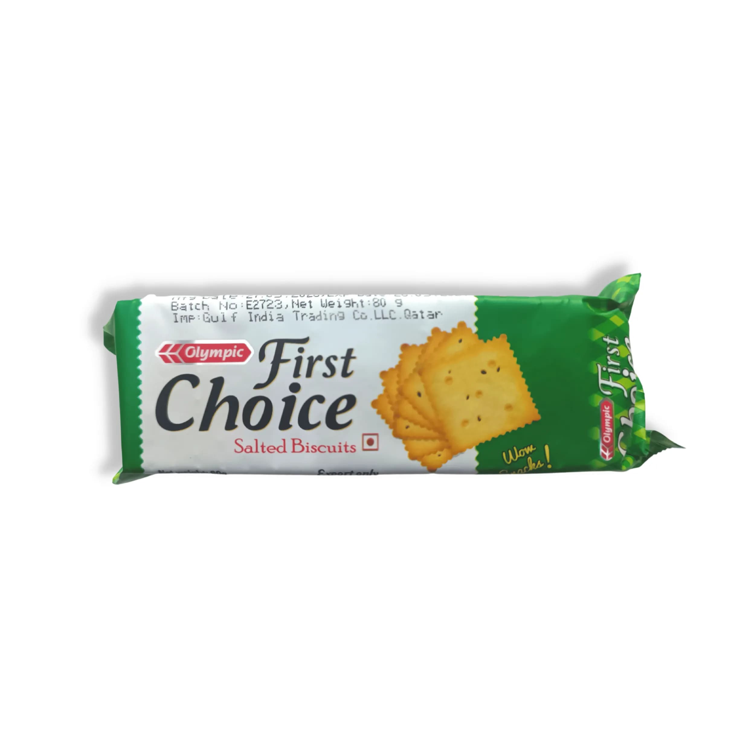 Olympic First Choice Salted Biscuits 80g