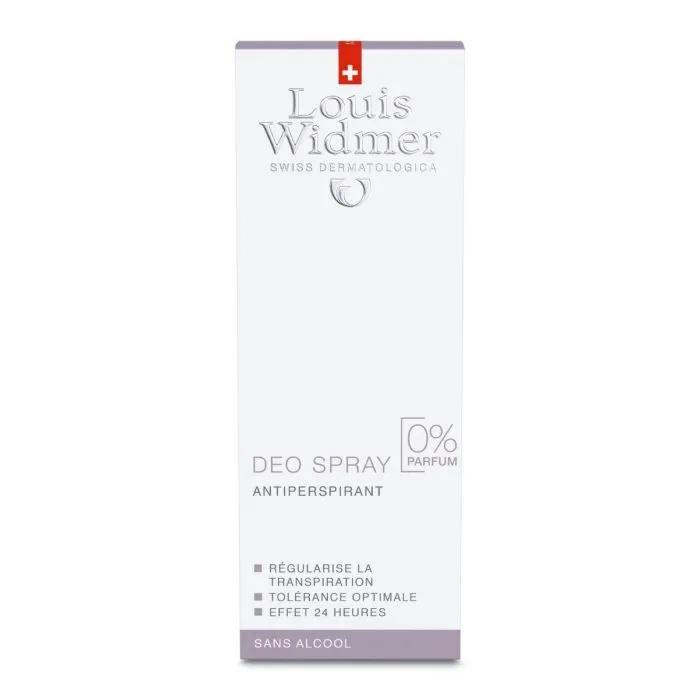 Louis Widmer Deo Spray Antiperspirant 0% Parfum For All Skin Types 75 Ml